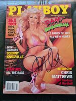 Pamela Anderson Signed Playboy Magazine July 2001 Great Condition Comes With Coa