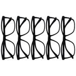 Mens Large Reading Glasses 5 Packs Super Value Deal Mens Womens UV Reader