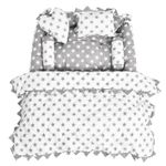 Baby Nest & Bedding Set – Grey & White Star Design – Newborn Lounger