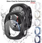 For Samsung Galaxy Watch 7/8 Ultra 47mm Case Tempered Glass 360 Protection Cover