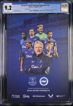 Everton v Brighton - First PL Game at Hill Dickinson Programme CGC 9.2 POP 1