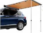 Vehicle Awning 6.6x10ft Waterproof Side Shade 600D Oxford Rack for SUV Truck Van