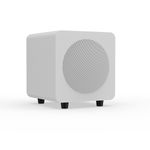 Kanto SUB6 Vinyl Subwoofer - White w/White Grill