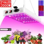 2000W LED Grow Light Hydroponic Full Spectrum Indoor Veg Flower Plants Tent Lamp