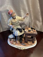 Capodimonte Germano Cortese The Shoemaker Cobbler No. 63 Italian Porcelain Figur