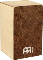 Meinl Cajon Drum Burl Wood Front Snarecraft Series SC100BW
