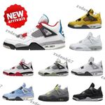 HOT-New⭐.AJ Retro 4 Mid Military Black White Size UK Size 3-10 Gift