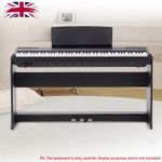 88-Key Digital Piano Stand Wooden Piano Stand W/3-Pedal For Yamaha P-125/P-128