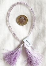 Natural Pink Amethyst Faceted Rondelles. Bought From Jewellery Maker