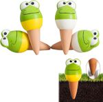 4x Automatic Self Watering Frog Shaped Plant Flower Spikes Devices Gardening Aid