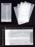 Protective GLASSINE ENVELOPES BAGS 60 x 95mm Brand New ♺ FREEPOST Made in U.K.