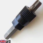 Combined Alternator Clutch Removal/Fitting Tool, 33tooth Spline +T50 Torx Star 