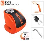 Kovix Overloard KNS6 6mmPin Motorcycle Security Alarm Mini Disc Lock Orange 120d