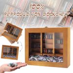 Shake Away Your Anxiety Mini Anxiety Bookshelf Wooden Library Birthday Gifts