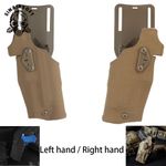 6354DO Tactical Left/Right Hand Pistol Holster For Glock 17/19 with X300 Lights