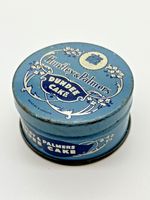 Vintage 1930’s Huntley & Palmers Dundee Cake Manufacturers  Tin In Blue 18cm