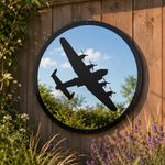 Lancaster Bomber Garden Mirror