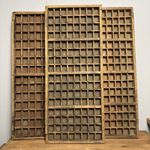 Vintage Wooden Printers Tray - Rustic Wooden Salvage - Wall Decor - £65 Each