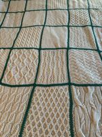 hand knit Irish bedspread