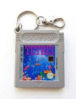 Nintendo Gameboy Style Keyring - Tetris - Retro Gift Classic 80s 90s Gaming