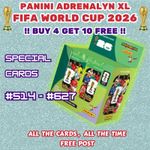 PANINI FIFA WORLD CUP 2026 Adrenalyn XL - Special Cards #514 - #627 - FREE POST