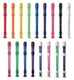 School Descant/Soprano Recorder, Case & Chart 17 Colours EXTRA DISCOUNT FOR 2+