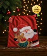 Red Christmas Santa Sack Large Xmas Gift Present Bag
