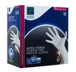 Premier Sterile Latex Exam Gloves Large Natural Box of 50 Pairs