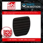 Brake Pedal Pad fits RENAULT TRAFIC Mk3 1.6D 2014 on R9M408 465311698R Febi New