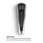 PerfectDraft aluminium handle with interchangeable Hawkstone badge