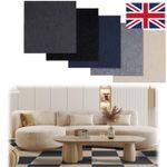 50x50cm Self Adhesive Area Carpet Tiles Peel and Stick Floor Plank Mat Non-Slip