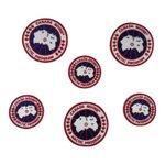 Replacement goose Patches Embroidered Badge Iron on / Sew On - Pack of 3 sets