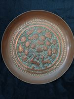 Copper wall Plate.  Embossed With Deer .