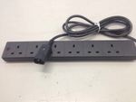 Marten® IEC C14 for UPS Servers to 6 Gang Extension in Black 2m Cable Lead