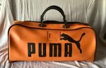Vintage 1970/80s Large Orange Puma Sports Bag 55cm x 24cm x 28cm