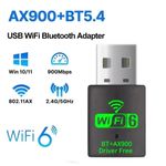 USB WiFi Bluetooth Adapter 900Mbps Dual Band 5G/2.4GHz Wireless Network Rece