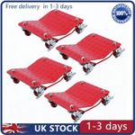 4 Pack Heavy Duty Car Wheel Dolly Skate Auto Repair 6000 LBS Positioning Jack