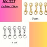 Lobster Clasp Necklaces Double Opening for DIY Connector Repair