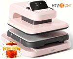 HTVRONT 15x15 Auto Heat Press Machine Professional T-Shirt Transfer,Vinyl Press