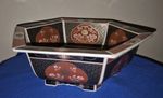 Japanese Imari Pattern Hexagonal Footed Bowl
