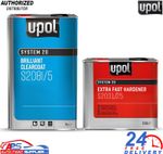 U-POL S2081 CLEAR COAT LACQUER HS 2K WITH S2031 EXTRA FAST HARDENER 7.5LTR KIT