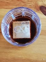 Personalised Silicone Cocktail Ice Cube Mould, Custom MONOGRAM Initial/Logo/Text