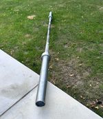 Again Faster Team Olympic Barbell 20kg 7ft Steel Silver Weightlifting Bar
