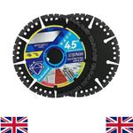 Diamond Multi-Purpose Saw Blades, 4.5 Inch Heavy Duty Diamond Cutting Blades