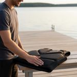 Foldable Life Jacket Portable Buoyancy Vest Quick Drying for Anglers
