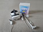 Meta Quest 3S 128GB  VR Headset  White Controllers. Venom Battery Headstrap.