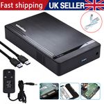 18TB USB3.0 2.5" 3.5" SATA HDD External Hard Drive Disk Enclosure Case UK