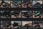 CANNONS & ARTILLERY GUNS (12v £9.66 FV) Weapons MNH Stamp Set (2018 Gibraltar)