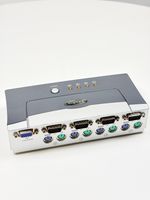 Belkin OmniView E Series 4-Port KVM Switch F1DB104P PS/2 VGA Console For PC