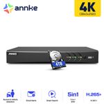 ANNKE 4K 8CH DVR 8MP 5IN1 H.265+ CCTV Video Recorder Person /Vehicle Detection